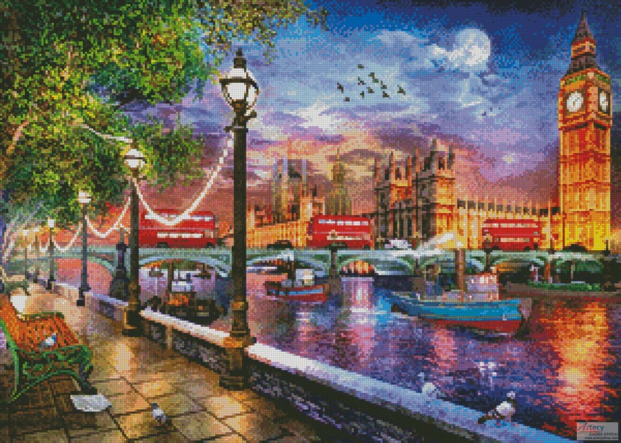 Evening Sunset at Parliament London