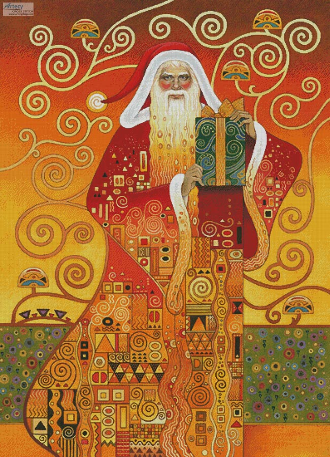 Klimt Santa - Large