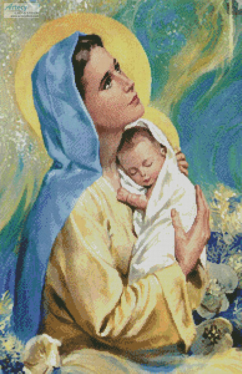 (image for) Mary and Baby Jesus - Large