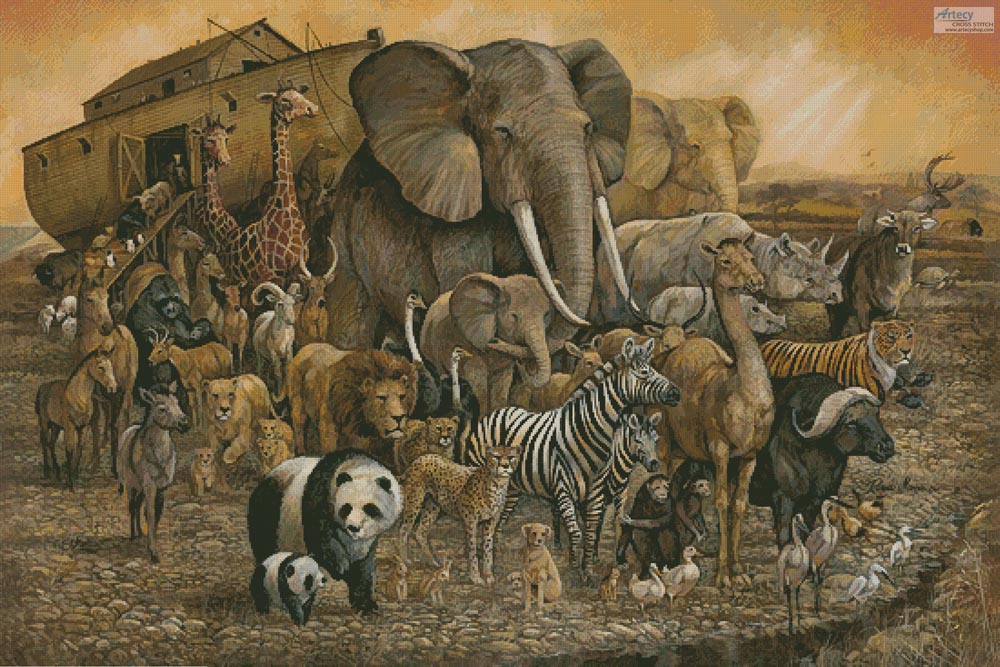 (image for) Noah's Ark Painting - Large