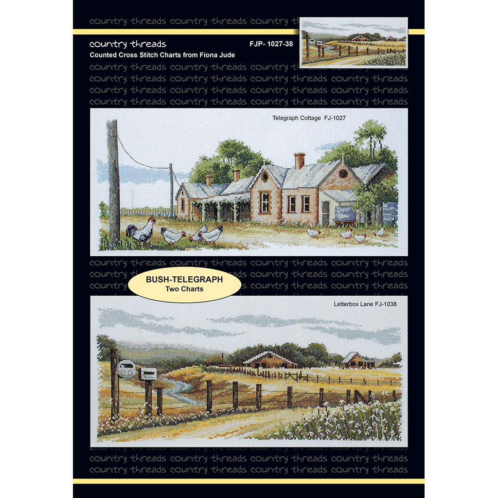 Country Threads Cross Stitch Counted X Stitch Pattern GUM TREE LANE New FJP-1... Country Threads Cross Stitch Counted X Stitch Pattern GUM TREE LANE New FJP-1...