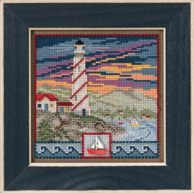 Janlynn Counted Cross Stitch Kit Lighthouse 