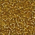 02011 Victorian Gold Glass Seed Beads