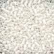03041 White Opal Antique Glass Beads