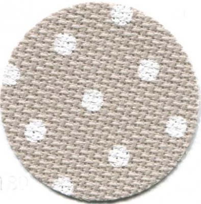 20 Count Beige with White Points Aida