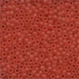 62013 Red Red Frosted Seed Beads