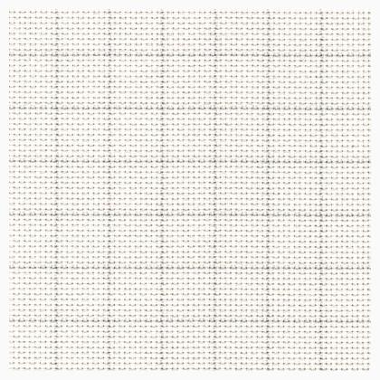 30 x 36 White 14 Count Aida Cross Stitch Fabric