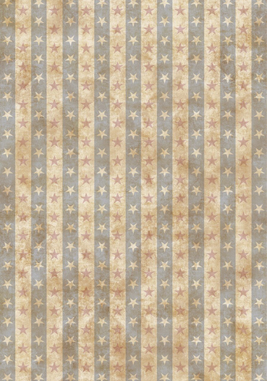 Americana Stars Patterned Cross Stitch Fabric