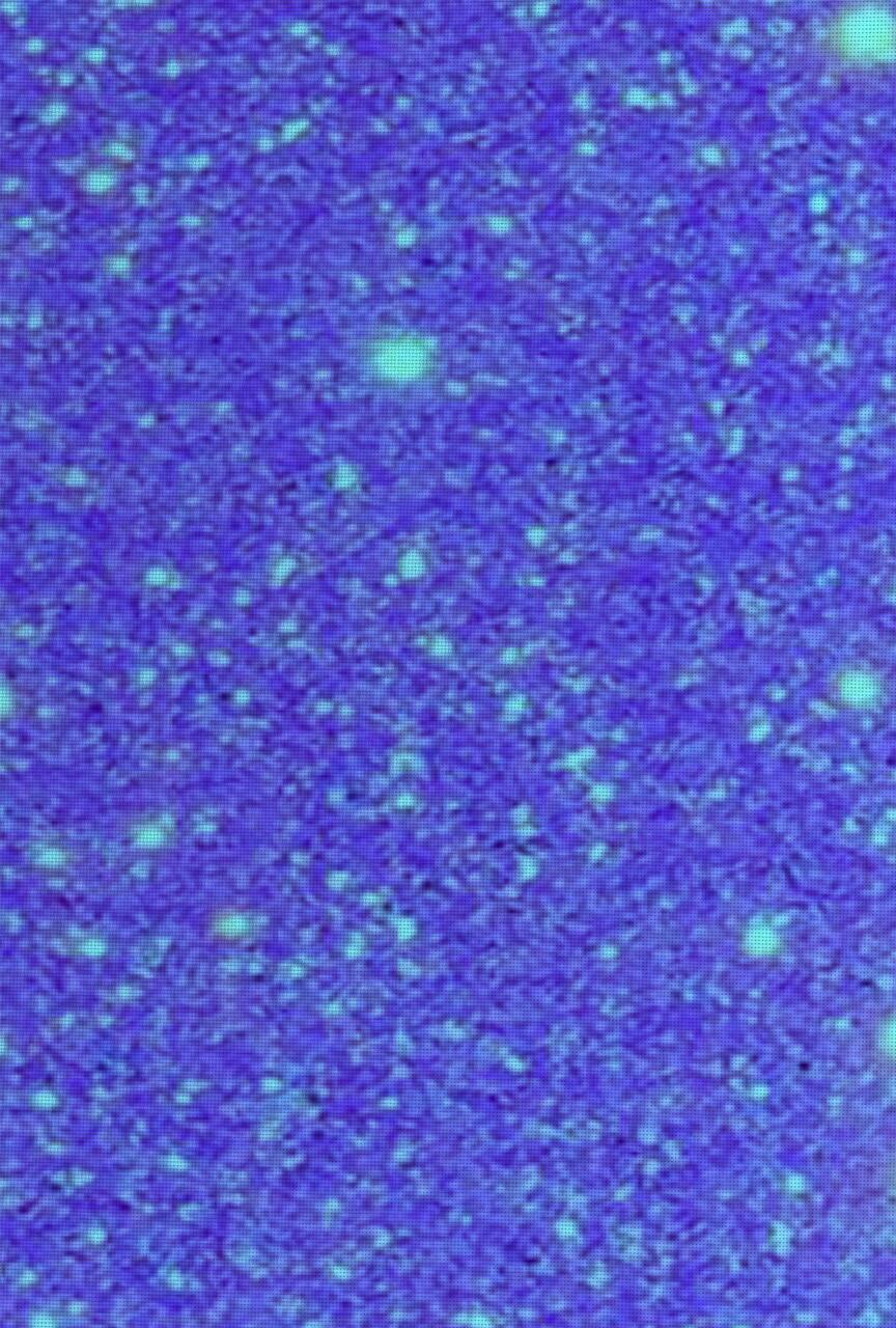 Blue Stardust Patterned Cross Stitch Fabric