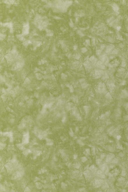 Historic Green Hand Dyed Effect Cross Stitch Fabric