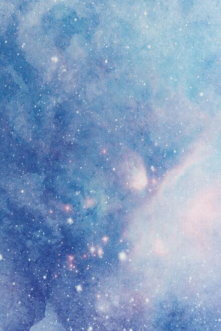 Magical Sky Patterned Cross Stitch Fabric