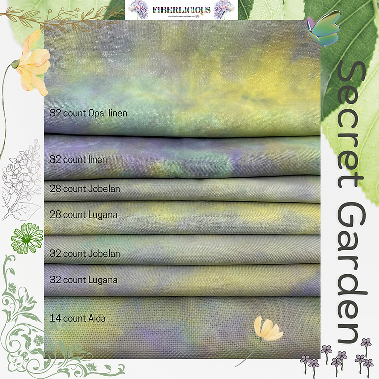 (image for) Secret Garden Hand Dyed Fabric