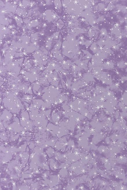 Fairy Dust In Lilac Patterned Cross Stitch Fabric