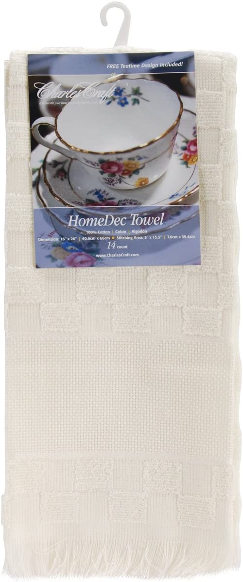 Charles Craft Home Decor Towel - Ecru