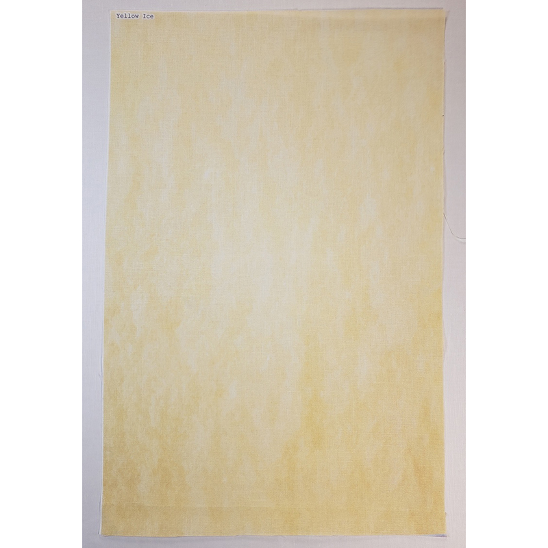 (image for) Yellow Ice Patterned Cross Stitch Fabric