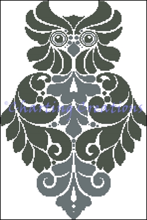 Owl Silhouette 2 Ss0237 800 Usd Charting Creations - 