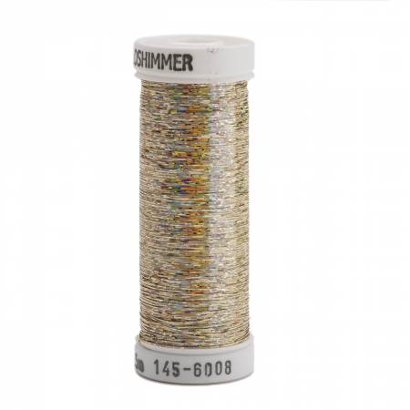 Sulky Holoshimmer - Yellow Gold Metallic Thread - Click Image to Close