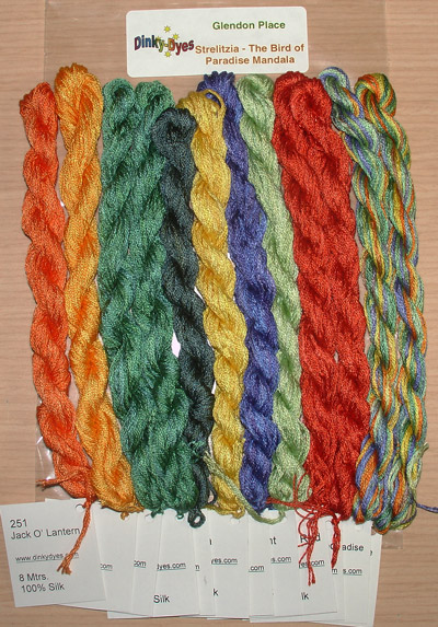 Strelitzia (Bird of Paradise) Silk Floss Pack